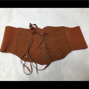 Brown mid body Belt
